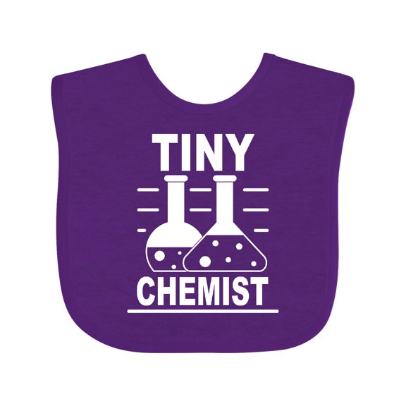 Inktastic Tiny Chemist Kids Future Chemistry Science Boys or Girls Baby Bib