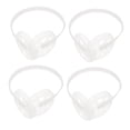 thumbnail image 5 of BESTOYARD 4Pcs Warm Earmuff Base Ear Muff Frame White Plastic for Friends Skating 6.7*5.7*3in, 5 of 8
