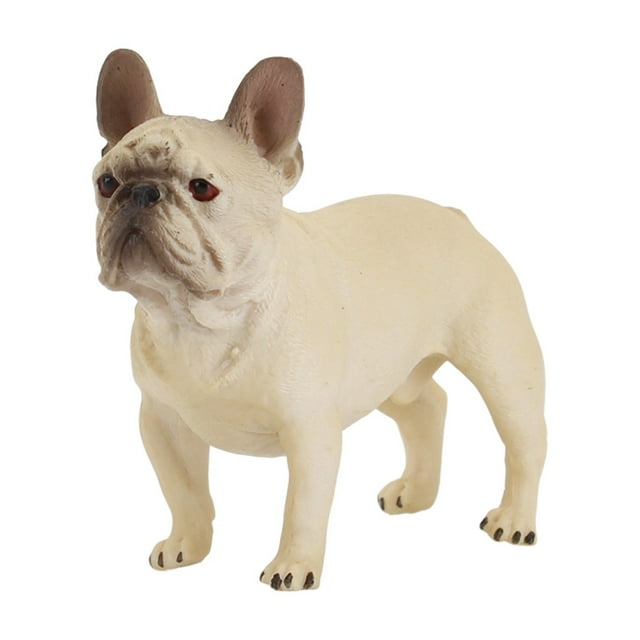 Décor de Maison Moderne, Statue Statue Debout Chiot en PVC Peint à la Main pour la Maison Jaune