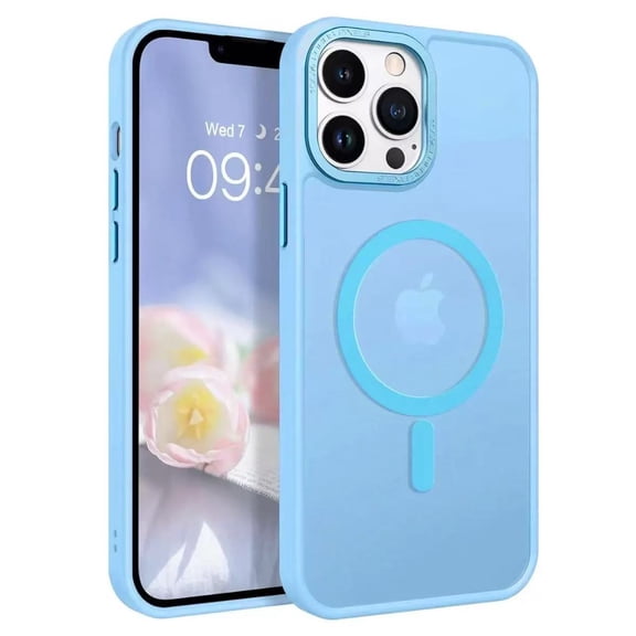 Magnetic for iPhone 12 Case/iPhone 12 Pro Case, Compatible with MagSafe, Translucent Matte Slim Shockproof Phone Case