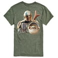 thumbnail image 2 of Star Wars - The Mandalorian Mando Portrait - Men's Short Sleeve Graphic T-Shirt, 2 of 5