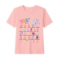thumbnail image 2 of hengsof Girls First Day of School Graphic Short Sleeve T Shirt Girls Cotton Crew Neck Top for Back to School Season, Ages 1-12, 2 of 4