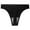 Black, variant on Scyoekwg Seamless Thongs for Women Thong Fashion Low Waisted Breathable Bikini Underwear Hipster Panties Ice Silk T-shaped Solid Color Ladies Panties Underpants(Black,L)