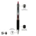 thumbnail image 3 of Signo 207 Gel Pen, Retractable, Micro 0.5 Mm, Red Ink, Smoke/black/red Barrel, Dozen | Bundle of 10 Dozen, 3 of 7