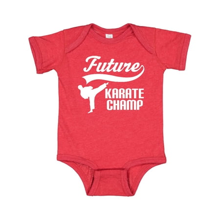 

Inktastic Future Karate Champ Gift Baby Boy Bodysuit