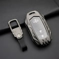 thumbnail image 4 of For Toyota Key Fob Cover,Metal Key Case for 2021-2022 Venza,Camry RAV4 Prime,Sienna, 2019-2022 Land with keychain, 4 of 15