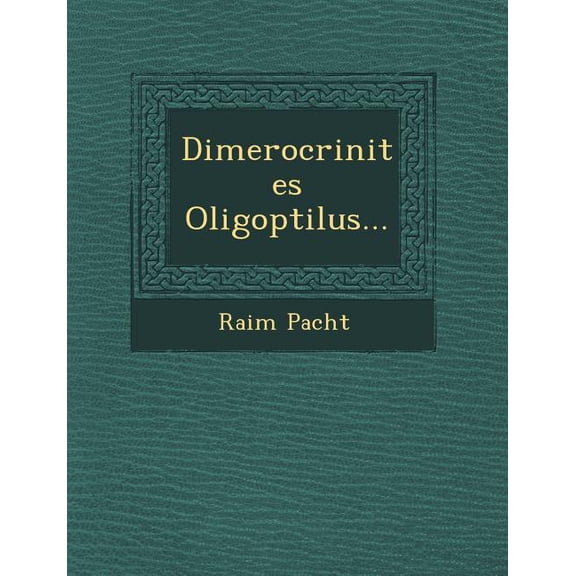 Dimerocrinites Oligoptilus...