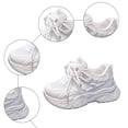 thumbnail image 6 of enyan Girls Sneaker Summer Breathable Lightweight Socks Shoes Soft Casual Sneakers Running Shoes for Girls (Toddler/Little Kid/Big Kid) White,10, 6 of 7