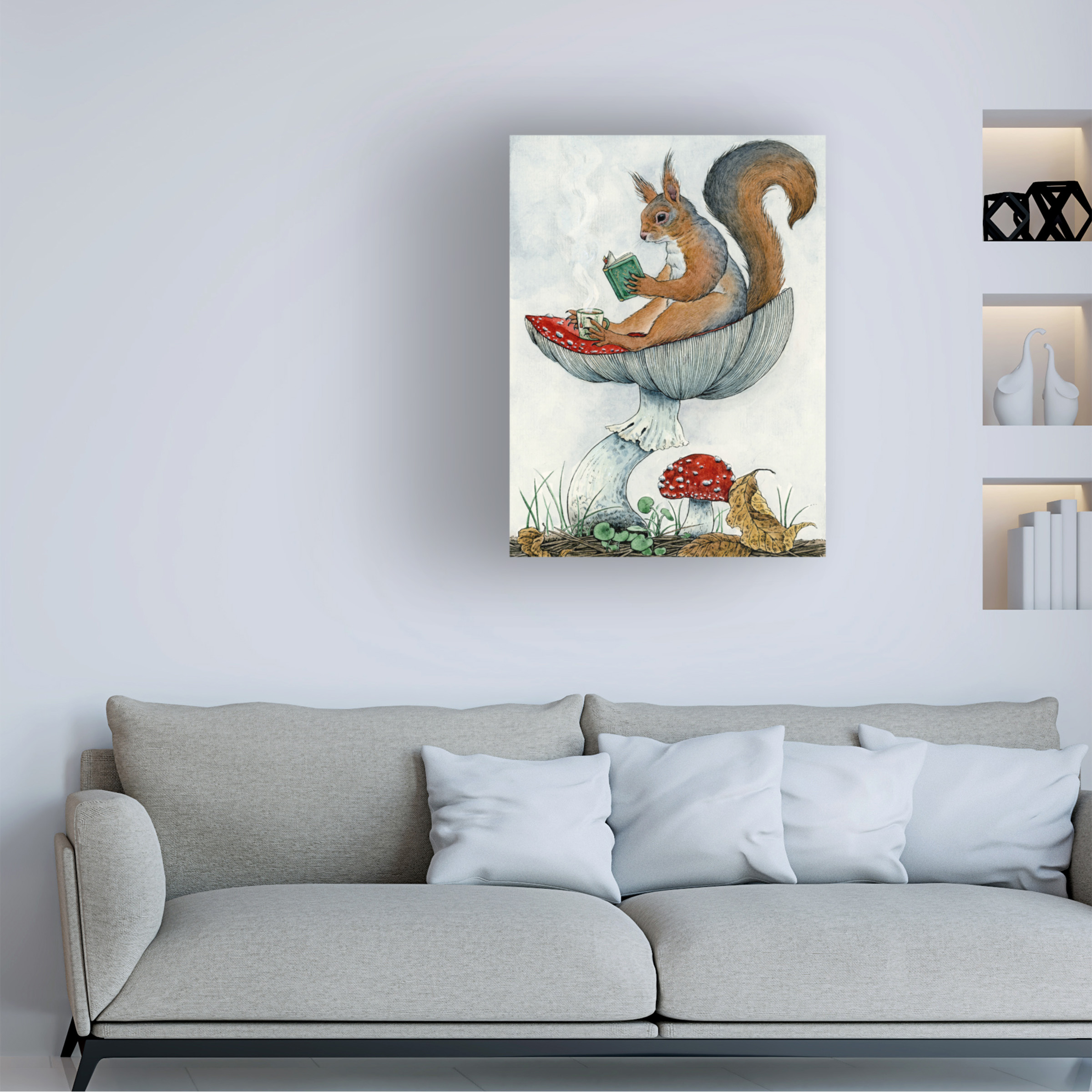 Lea Chaillaud 'Tea Time' Canvas Art