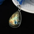 thumbnail image 4 of Natural Labradorite Gemstone Pendant for Her, Labradorite Gemstone Necklace With Box Chain, Birthday Gift For Daughter, 4 of 4