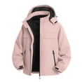 thumbnail image 2 of Bxsruta Mens Windbreaker Jacket Waterproof Hooded Outdoor Coat Utility Rainwear, 2 of 7