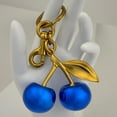 thumbnail image 3 of Giaone Charming Cherry Keychain Trendy Blue Cherry Key Rings For Fashionistas, 3 of 16
