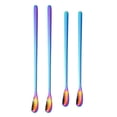 thumbnail image 1 of 4 piezas de acero inoxidable palitos para agitar café, cucharas para agitar bebidas, cucharas para agitar té de cóctel para el hogar, cocina, oficina, 1 of 5
