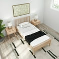 thumbnail image 6 of Plank+Beam Scandinavian Twin Bed Frame with Headboard, Solid Wood Platform Bed for Adults, 6 of 10