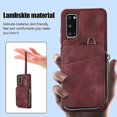 thumbnail image 2 of For Samsung Galaxy S20 Zipper Card Bag Back Cover Phone Case, 2 of 5