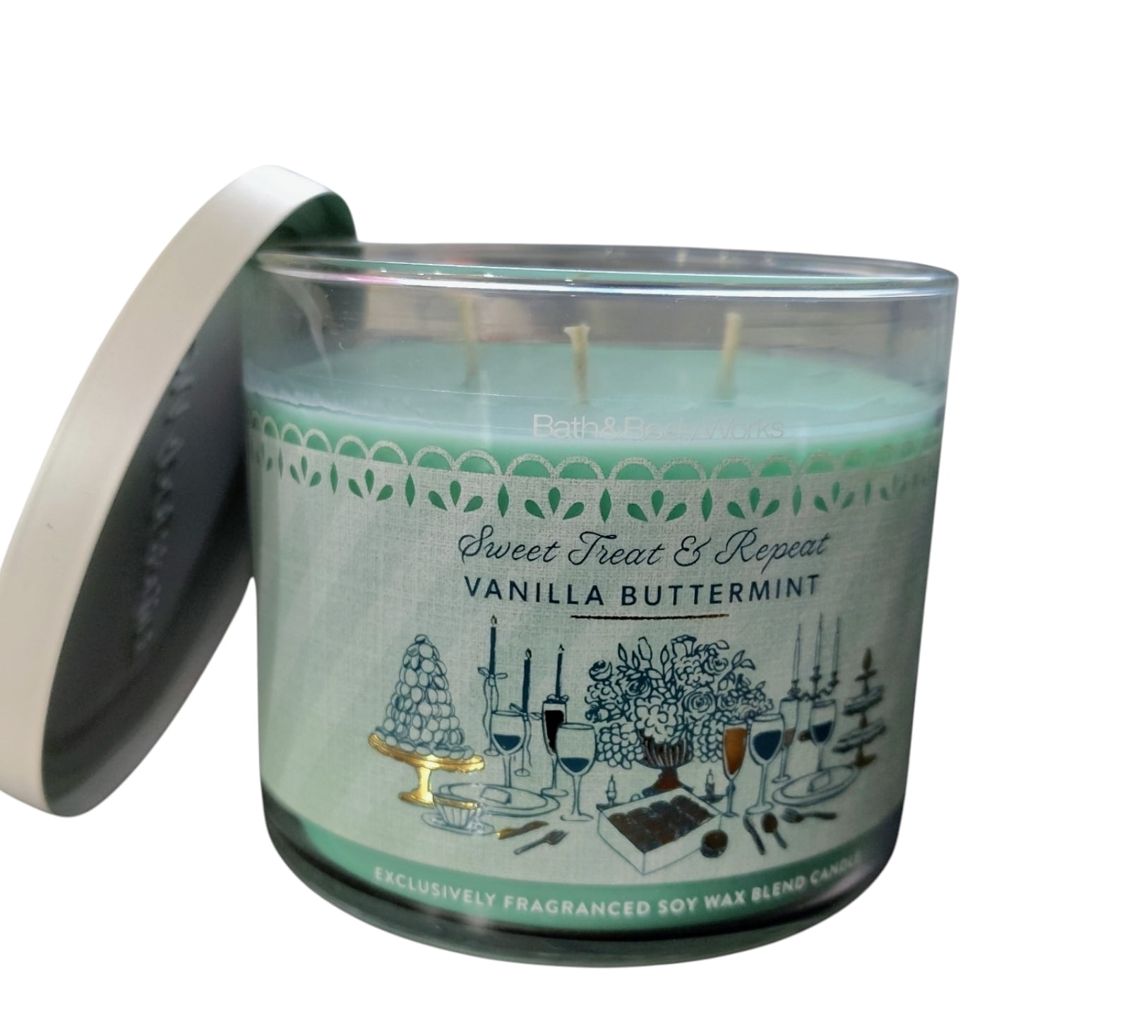 Bath & Body Works Vanilla Buttermint 3 Wick Scented Candle