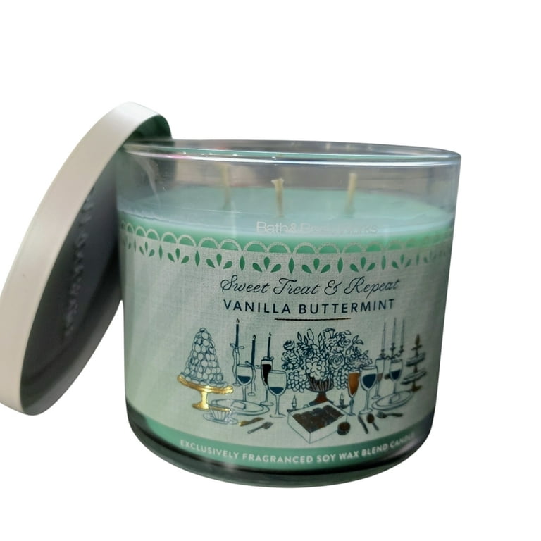 Bath & Body Works Vanilla Buttermint 3 Wick Scented Candle