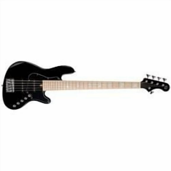 Cort Guitars NJS5BK-U Elrick NJS Series 5-String Electric Guitar, Black