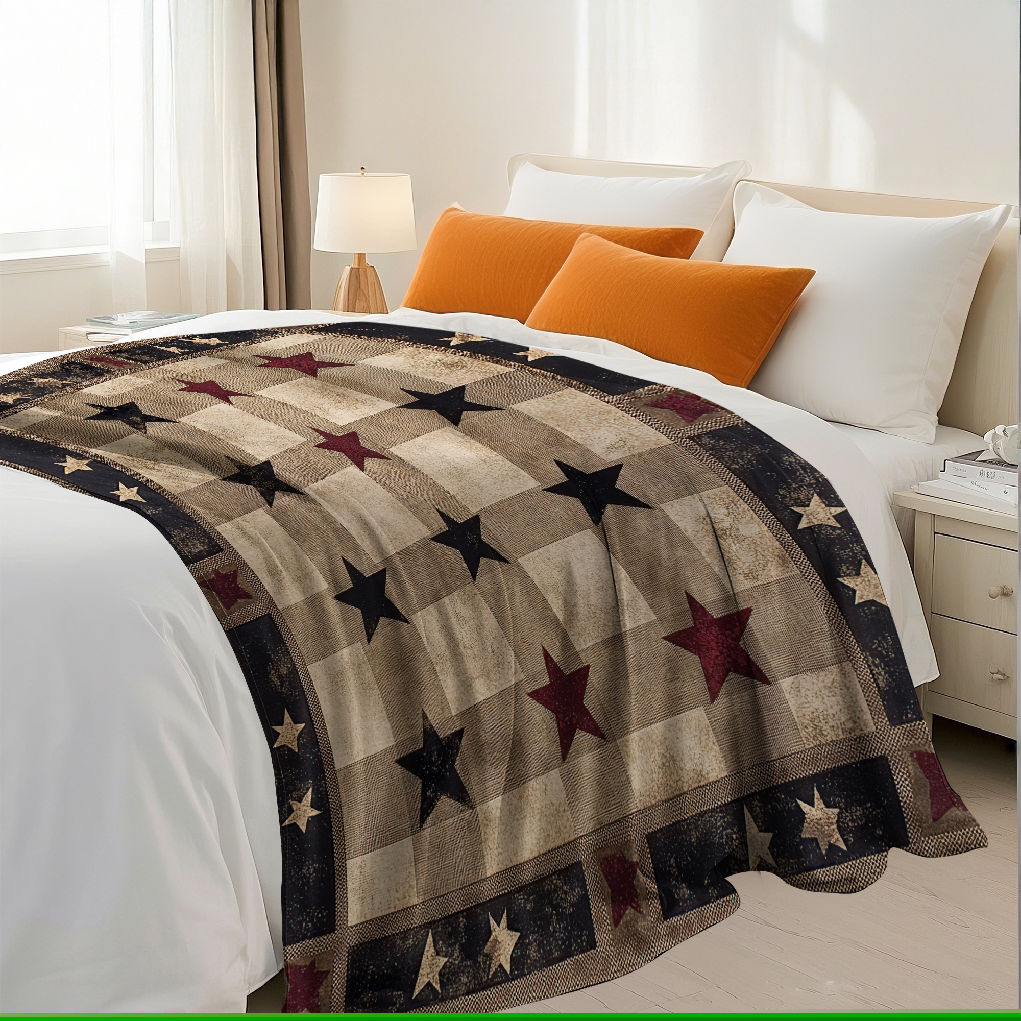 Flannel Fleece Throw Blanket Bed Blanket, Lightweight Cozy Twin Size Plush Blanket for Sofa Couch,60"X80"