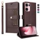 thumbnail image 3 of FOXDOCK Funda tipo Cartera para OPPO Reno 14 Pro 5G – Cubierta de Cuero PU con Múltiples Ranuras, Bolsillo para Efectivo y Correa de Muñeca, 3 of 6