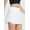 White, variant on Women's Pleated Tennis Skirts with Shorts Pockets High Waisted Golf Skorts White Medium