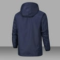thumbnail image 4 of ChicHaven Waterproof Rain Jacket for Women Packable Rain Slicker Raincoats Women's Windbreaker for Spring Fall Dark Blue S, 4 of 7