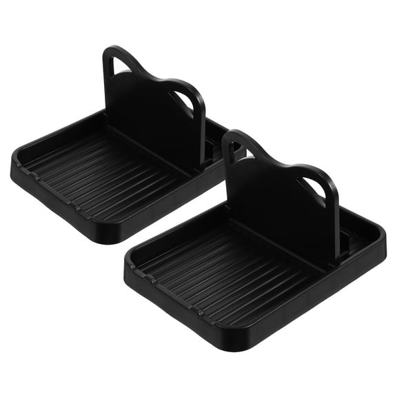 Masteelf 2pcs Spoon Rest for Stove Top Pot Lid Holder Kitchen Counter Cooking Multifunctional Heat Resistant Keeps Kitchen Organized