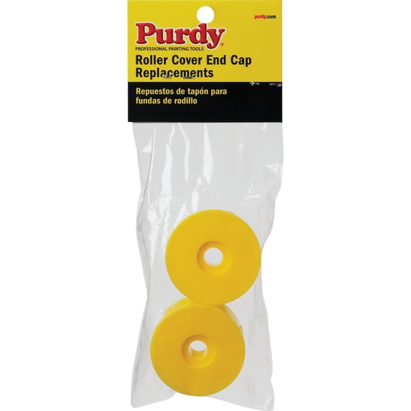 Purdy 140751218 Accessories Yellow End Cap Replacement Case of 12 — Residential Use, Standard Application