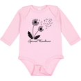 thumbnail image 3 of Inktastic Spread Kindness Dandelion Boys or Girls Long Sleeve Baby Bodysuit, 3 of 5