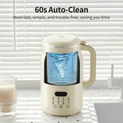 TINANA Nut Milk Maker 8-in-1, 32oz Soy, Almond, Oat, Coconut Milk Machine, Automatic Plant-Based Beverage Maker with Delay Start, Keep Warm, Boil Water, Cream