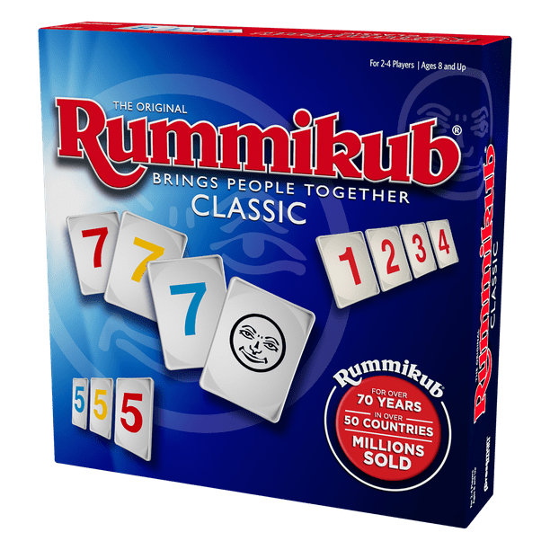 The Original Rummy Tile Game Rummikub 106 Tiles Cubes 2 - 4 Players