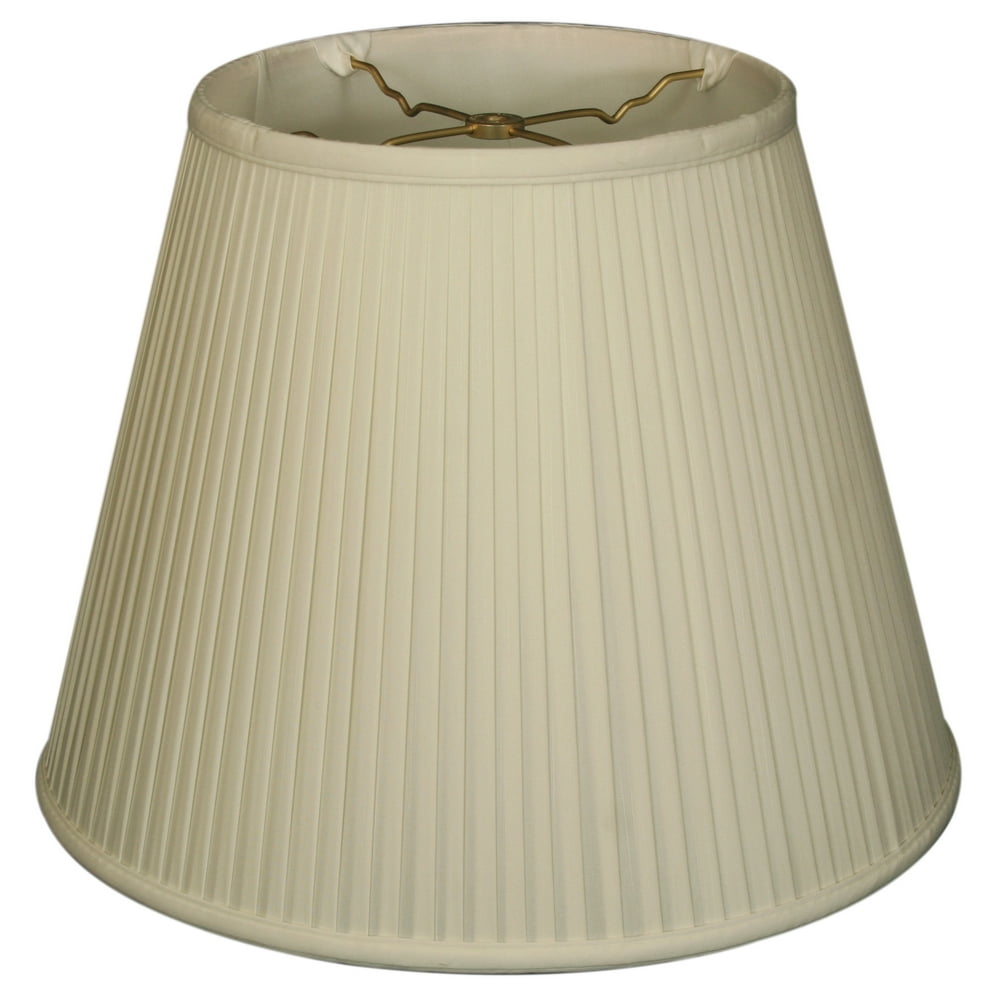 Royal Designs 20" Empire Side Pleat Lamp Shade White