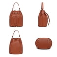 thumbnail image 5 of MKF Collection Soraya Women Shoulder Bag Vegan Leather Bucket Bag Crossbody Bag Handbag Purse by Mia K, 5 of 7