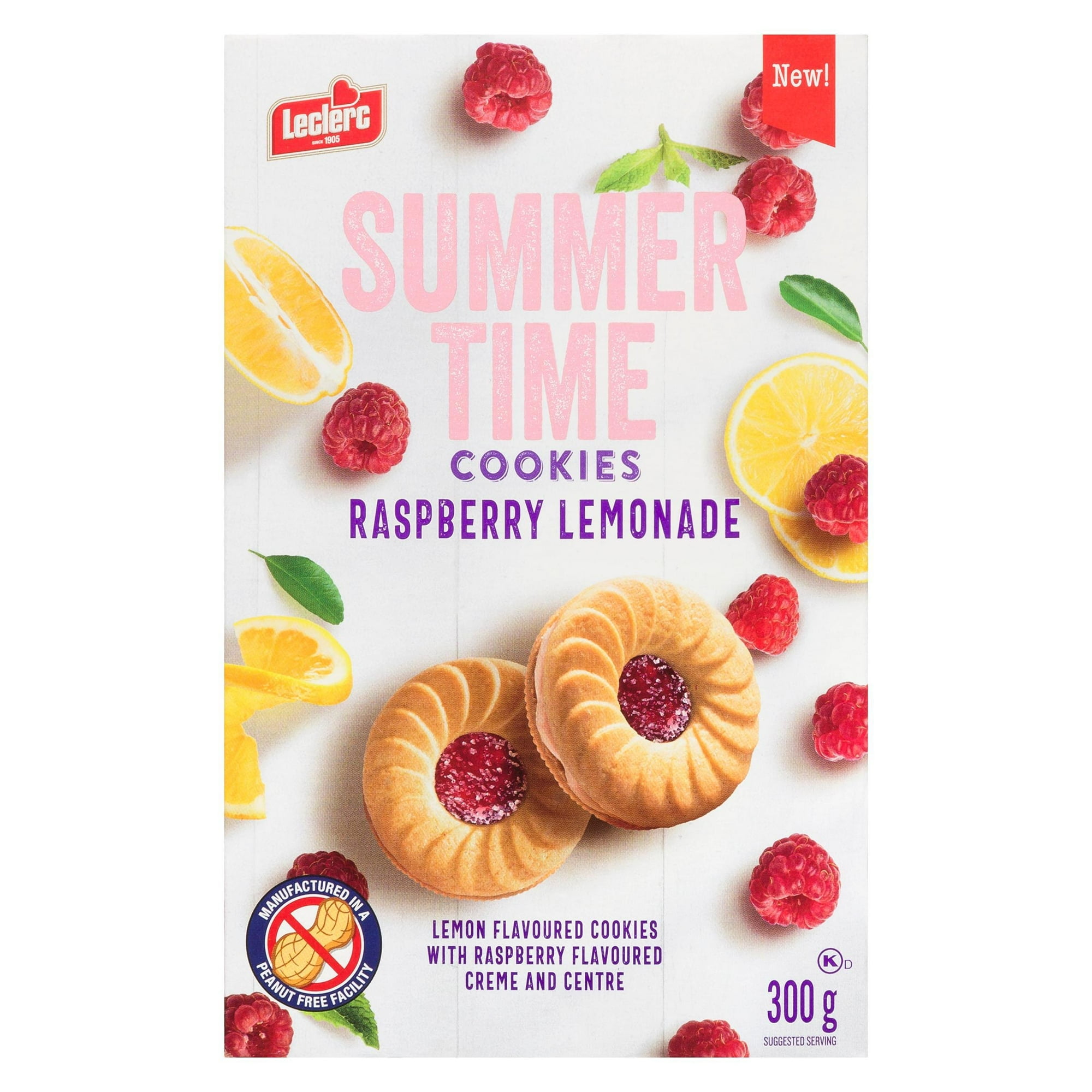 Heure D'ete Limonade a la Framboise Biscuits Leclerc