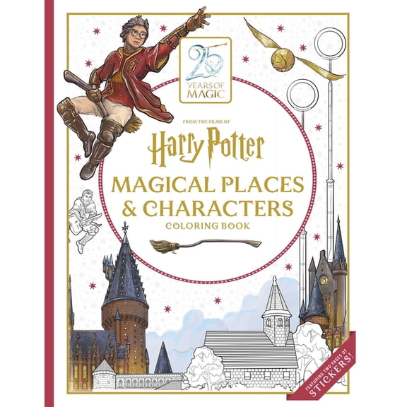 Harry Potter: Magical Places and Characters Coloring Book, (Paperback)