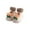 Khaki, variant on Christmas Infant Baby Winter Plush Shoes Baby's Indoor Non-Slip Rubber Sole Shoes, Size 3M-3Y