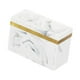 thumbnail image 4 of Organizador de baño con 2 ranuras para cepillos de dientes, organizador multifuncional para maquillaje Blanco, 4 of 9