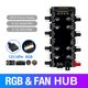thumbnail image 3 of Btafrte Divisor Multidireccional 1 A 8 ARGB/RGB PWM Fan Hub RGB Strip Splitter (12V 4Pin), 3 of 9