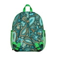 thumbnail image 2 of Ethnic Paisley School Backpack - Waterproof Ergonomic Student Daypack with Adjustable Loops, 2 of 5