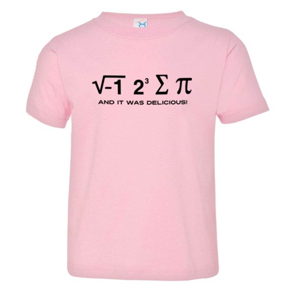 PleaseMeTees™ Toddler I Ate Sum PI It Was Delicious Math Equation HQ Tee