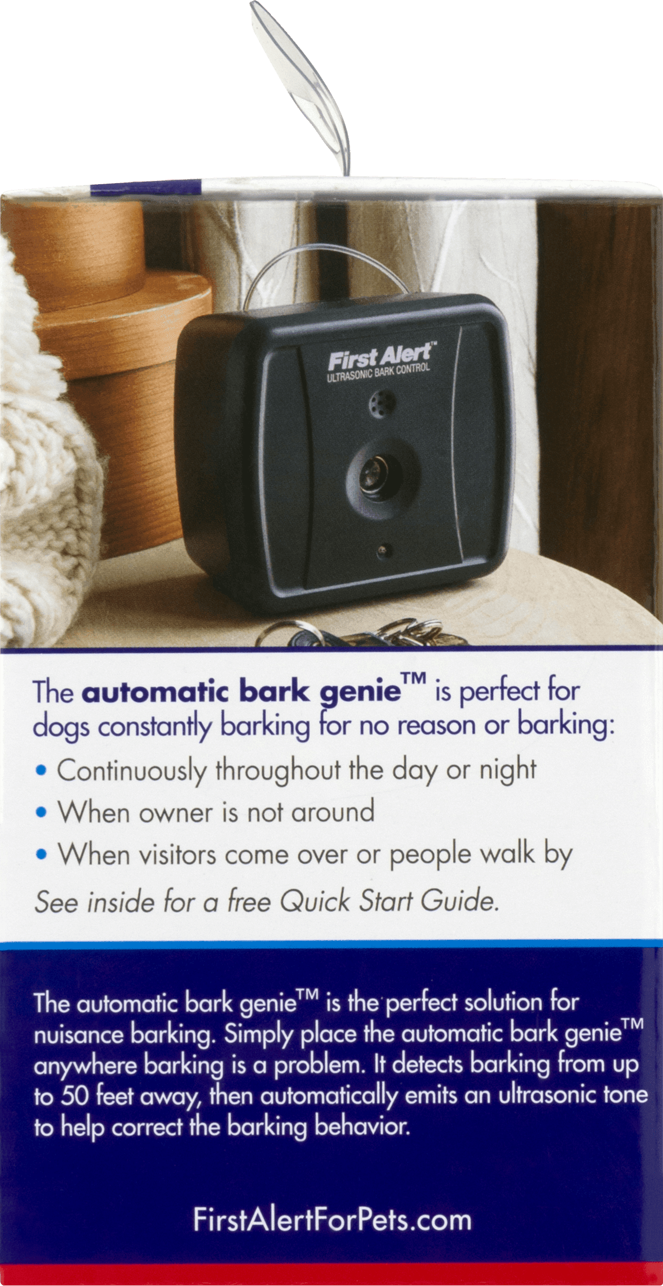 first alert bark genie automatic ultrasonic bark deterrent