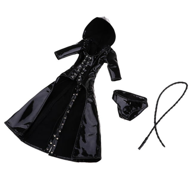 1: 6 gótico Trajes de muñecas femeninas para figuras de acción pulgadas Zulema Ropa de figura de acción