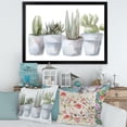 thumbnail image 3 of Designart 'Succulent and Cactus House Plants V' Farmhouse Framed Art Print, 3 of 4