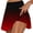 Red, variant on Uaswgudfs ​High-Waisted Jean Shorts for Women - Wide Elastic Waist & Built-In Liner 4" Inseam Summer Comfort Dark Blue M