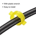 thumbnail image 3 of Conector de suministro de agua Unique Bargains G1/2 hembra 8 Pulgadas Acero inoxidable negro, 3 of 6