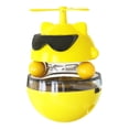 thumbnail image 1 of Automatic Interactive Toys cats treat Dispenser Toy for Indoor Cats Dogs Yellow, 1 of 2