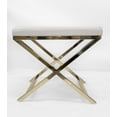 thumbnail image 4 of White Polyurethane Chair with Gold Base, 4 of 5