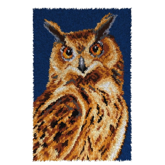 Latch hook rug kit "Owl" 4237