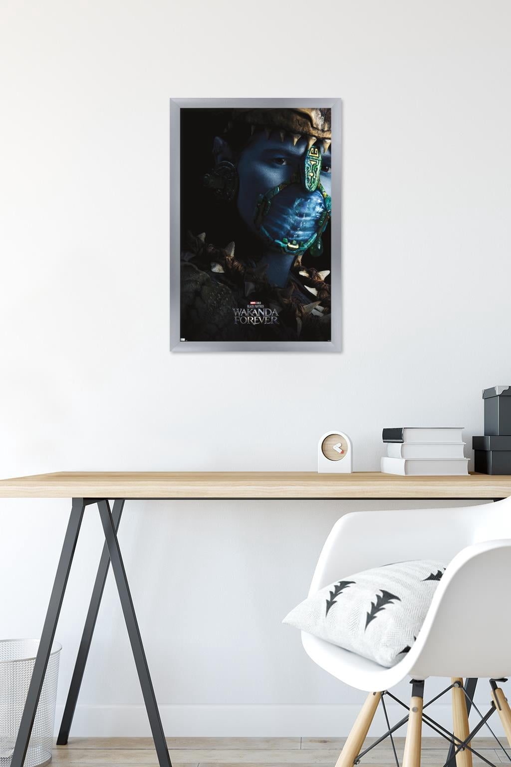 Marvel Black Panther: Wakanda Forever - Attuma One Sheet Wall Poster, 14.725" x 22.375" Framed