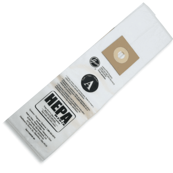 Genuine Hoover Style A HEPA Vacuum Bags Cloth Type AH10135 Concept Top Fill Vac [Single Loose Bag]